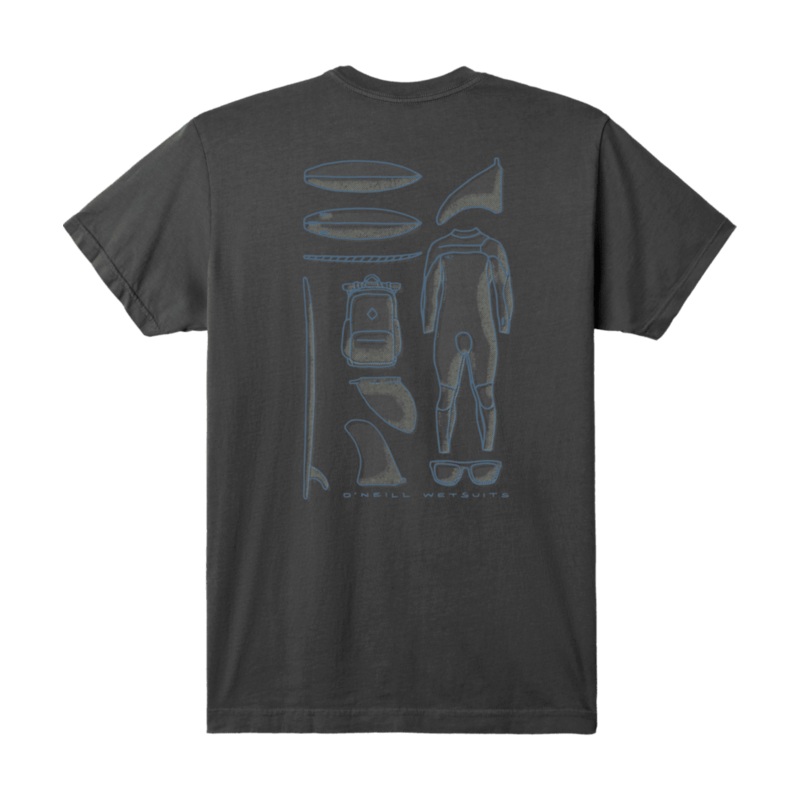 O’Neill Essentials Tee-Dark Charcoal