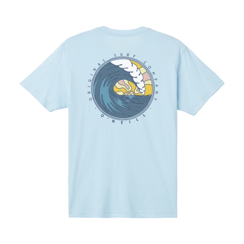 O’Neill Fixation Tee-Sky Blue Heather