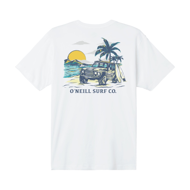 O’Neill Free Wheelin’ Tee-White