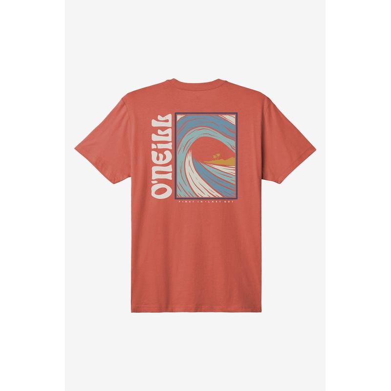 O’Neill Side Wave Tee-Hot Red