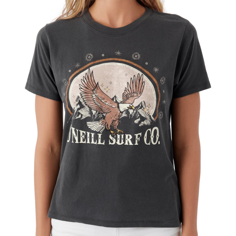 O’Neill Vintage Eagle Tee-Washed Black