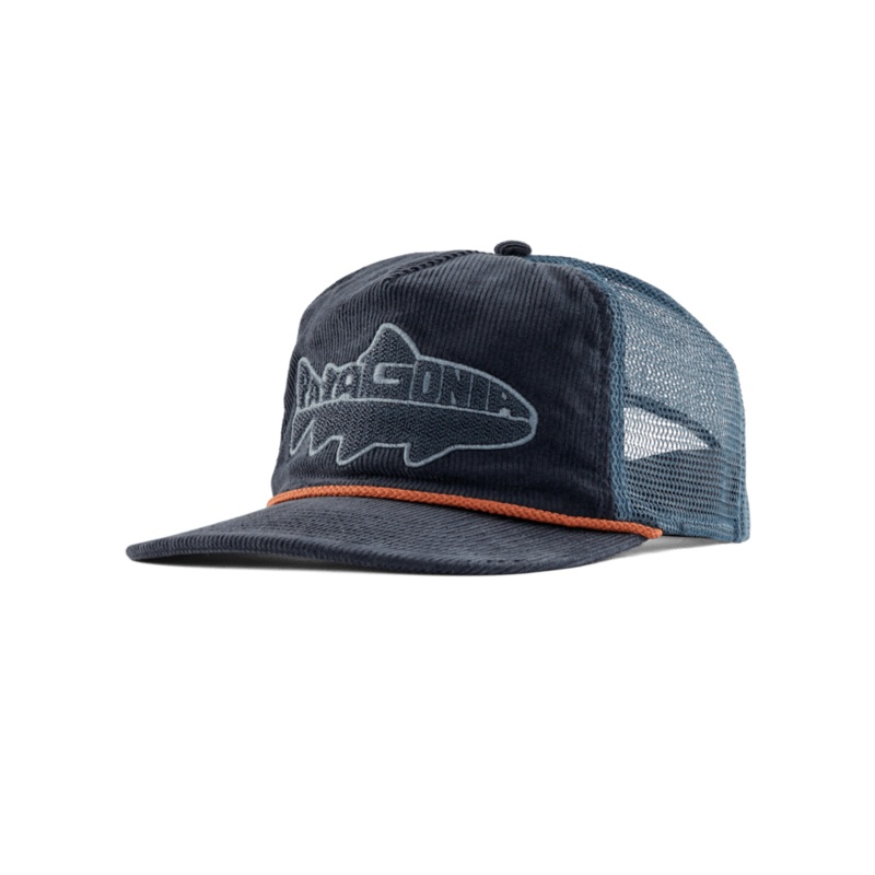 Patagonia Fly Catcher Hat-Wild Waterline: Smolder Blue