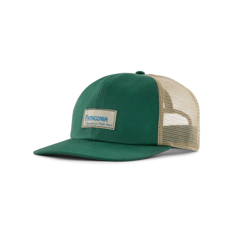 Patagonia Relaxed Trucker Hat-Water People Label: Conifer