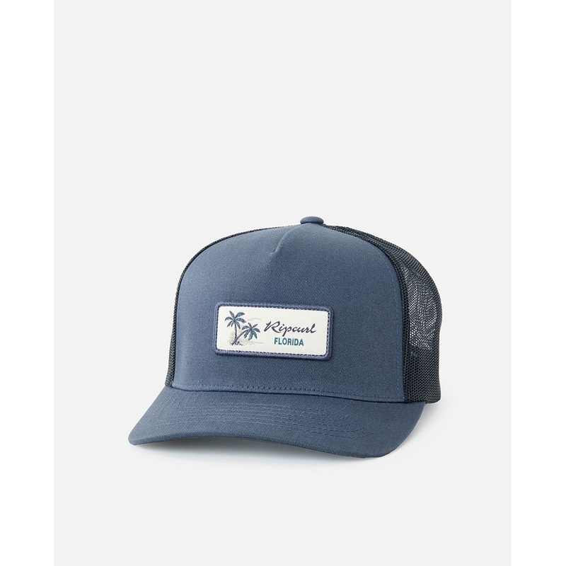 Rip Curl Desto Curve Trucker Hat-Washed Black Florida