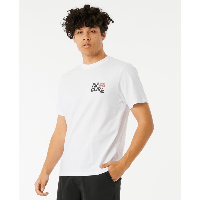 Rip Curl Pacific Rinse Tee-Optical White