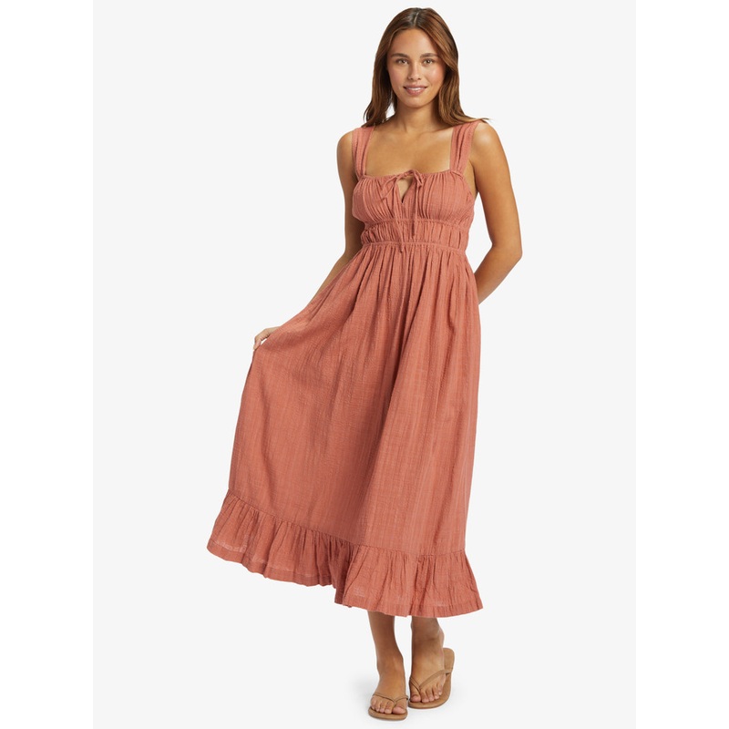 Roxy Paradise Winds Dress-Cedar Wood