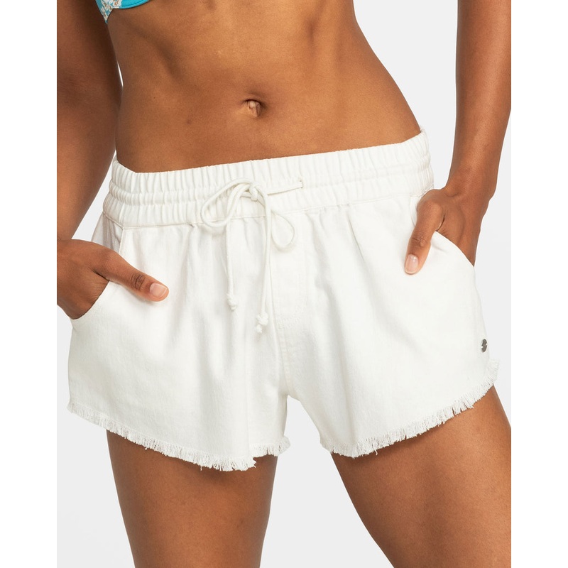Roxy Scenic Route Shorts-Egret