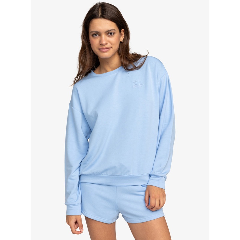 Roxy Surfing By Moonlight Sweatshirt-Bel Air Blue