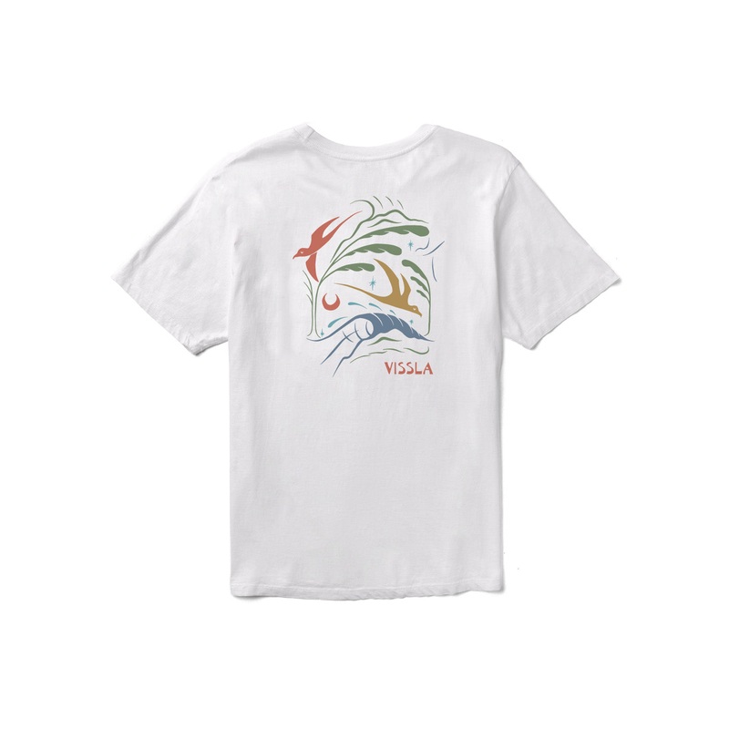 Vissla Miyashiro Swell Seekers Organic Tee-White