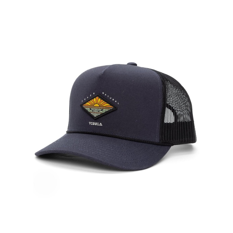 Vissla West Winds Eco Trucker Hat-Dark Denim