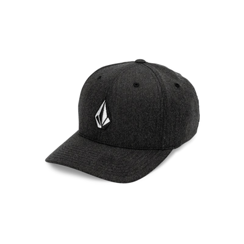 Volcom Full Stone Heather Flexfit Hat-Charcoal Heather