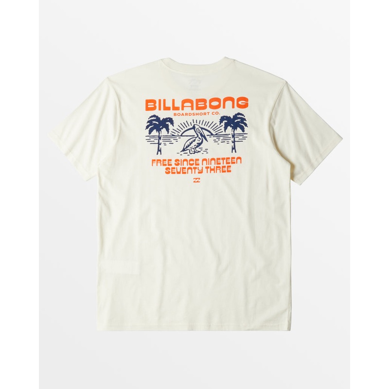 Billabong Boys Lounge Tee-Off White