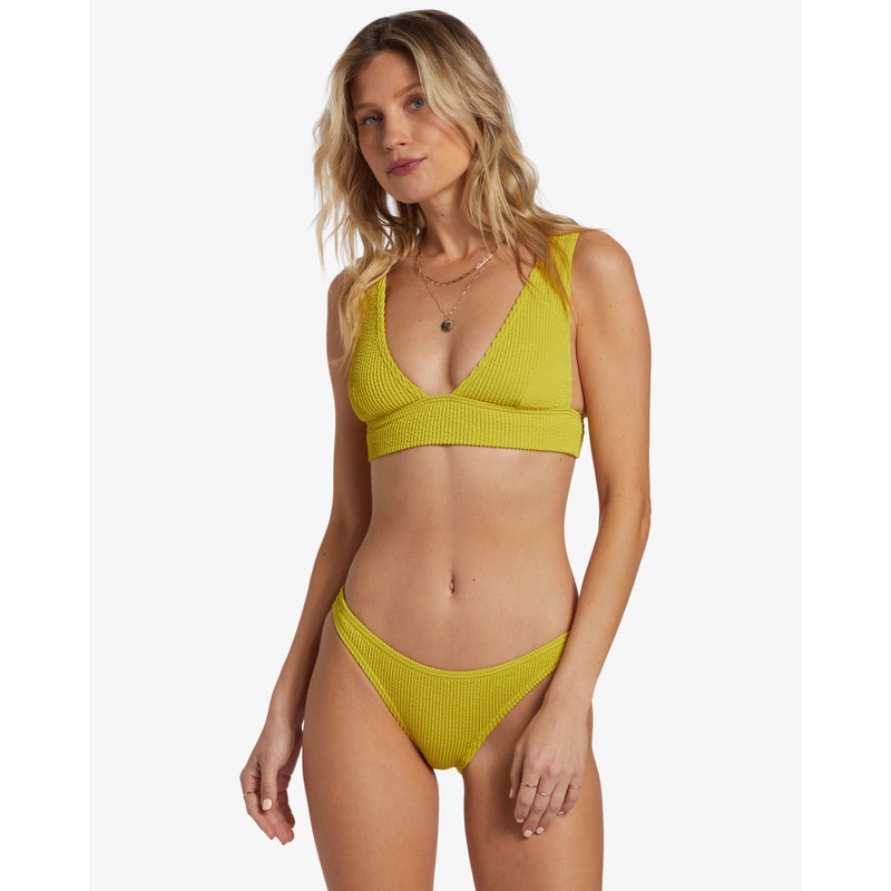 Billabong Summer High Remi Plunge Top-Tart Lime