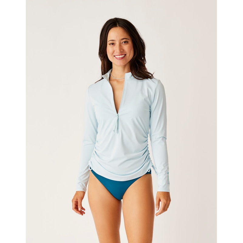 Carve Designs Cruz Rashguard-Ice