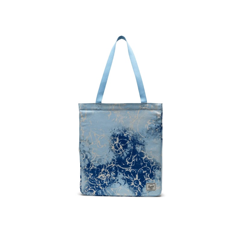 Herschel Inga Tote Bag-Blue Bell Denim Floral