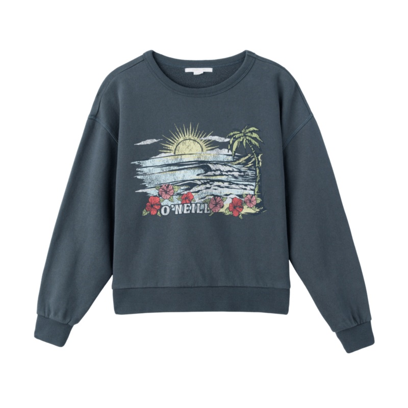 O’Neill Girls Ana Sweatshirt-Slate