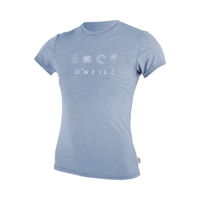 O’Neill Girls Hybrid S/S Sun Shirt-Infinity