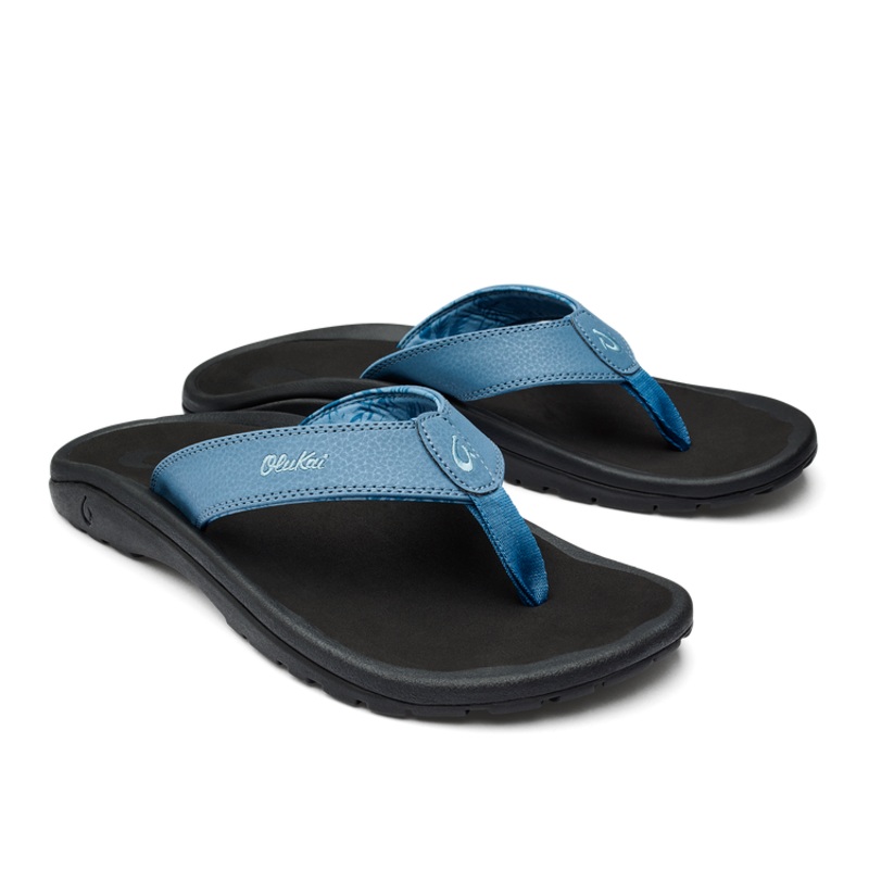 Olukai Ohana Sandal-Vintage Blue/Black
