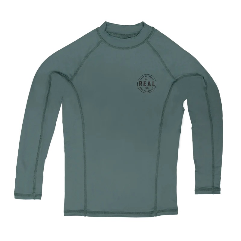 REAL Women’s Nimbus L/S Performance Knit Rashguard-Trooper