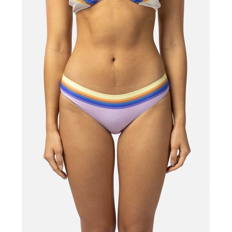 Rip Curl Sunrise Stripe Cheeky Hipster Bottom-Lilac