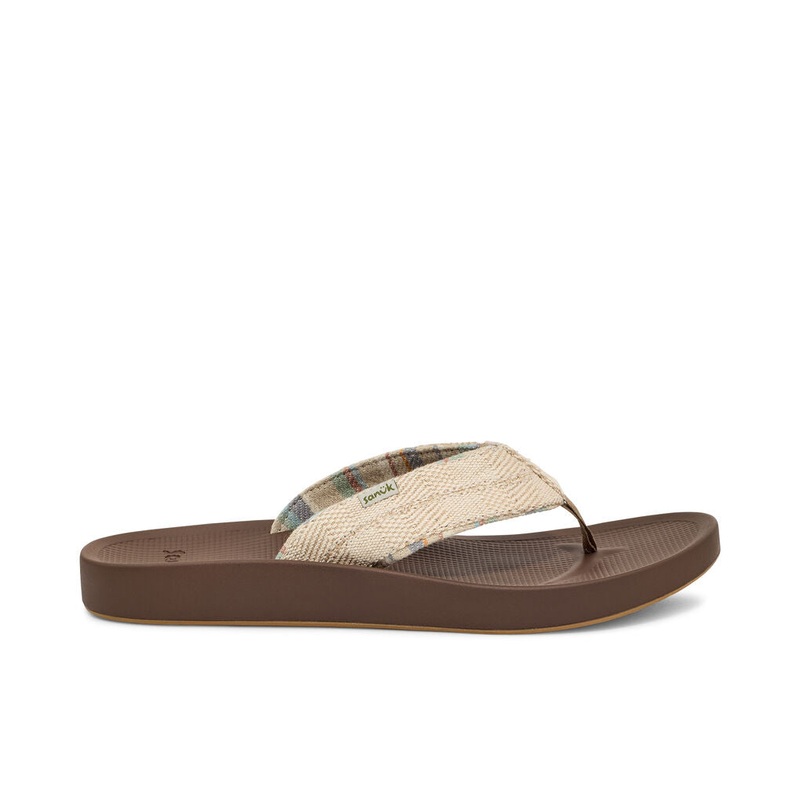 Sanuk Cosmic Yoga Mat Hemp Sandal-Natural