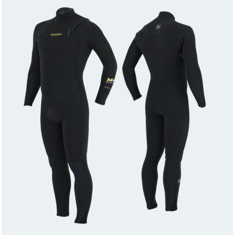 Manera Magma Hooded 5/4/3 FZ Wetsuit-Black