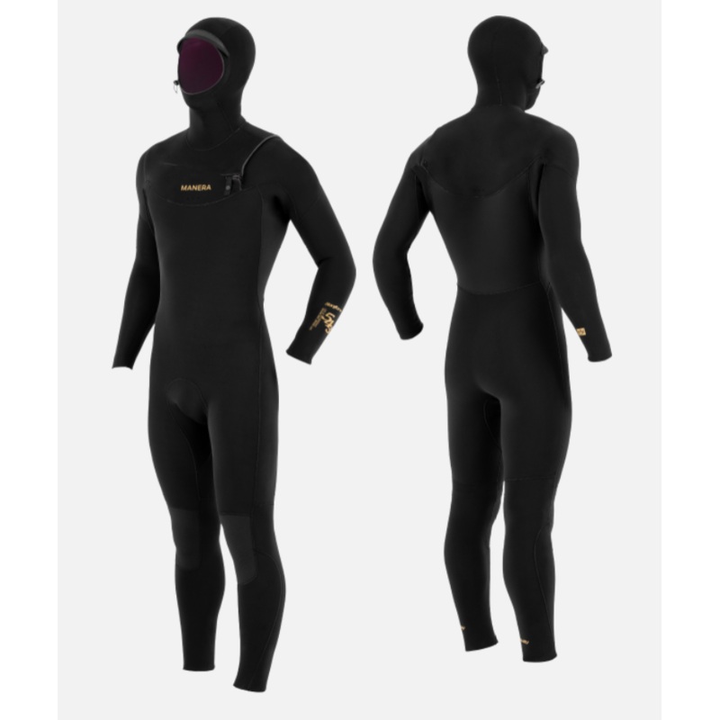 Manera Seafarer Hooded 5/4/3 FZ Wetsuit-Black