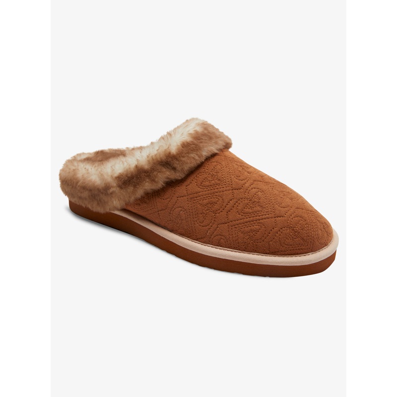 Roxy Cozzee Mule Shoe-Tan
