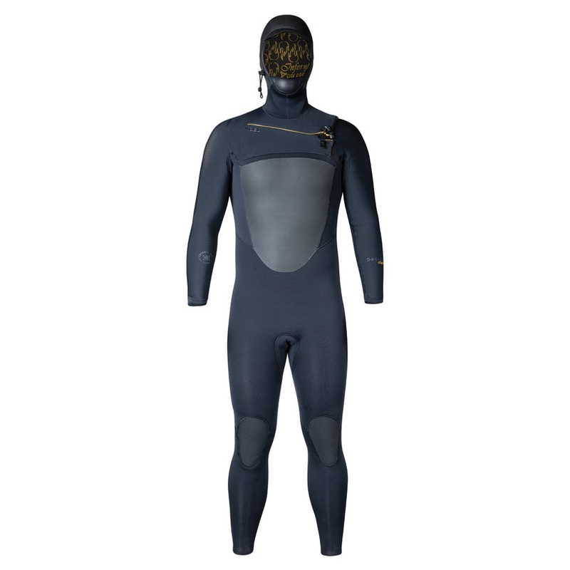 Xcel Drylock 4/3 Hooded Wetsuit-Black