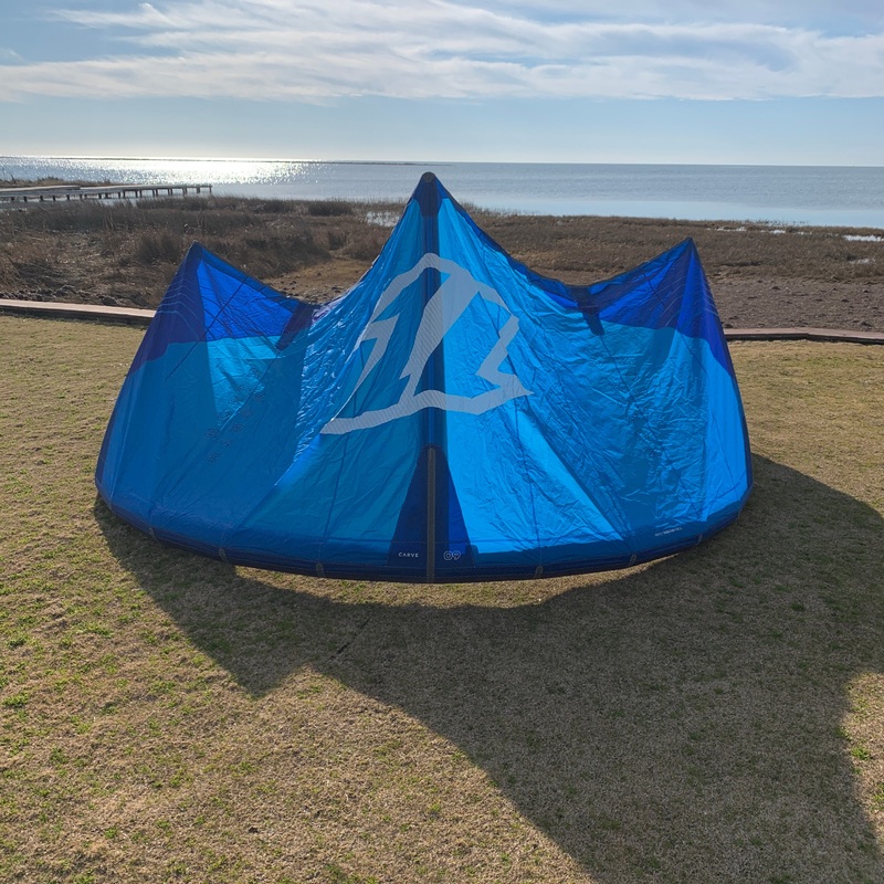 USED 2022 North Carve Kite-9m-Pacific Blue