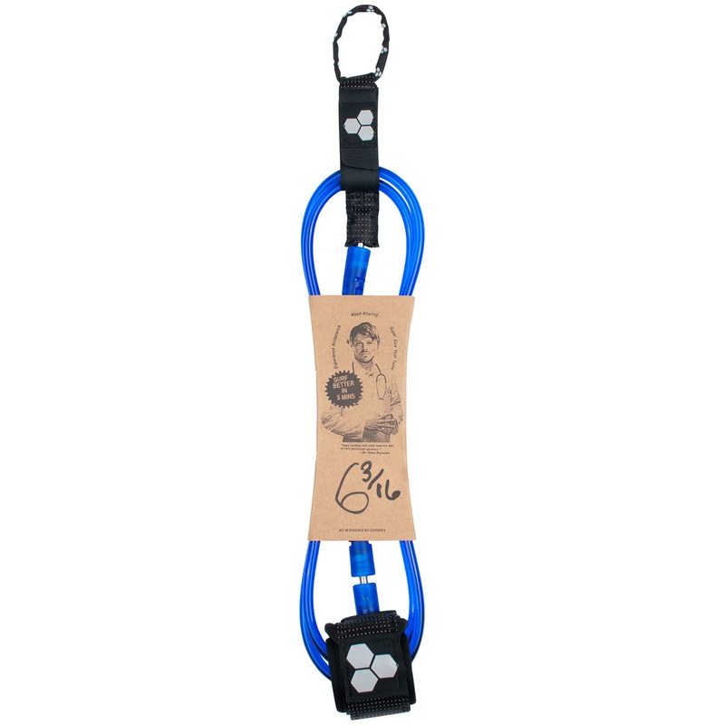 Channel Islands Dane Reynolds Comp Leash-Blue-6′ x 3/16″