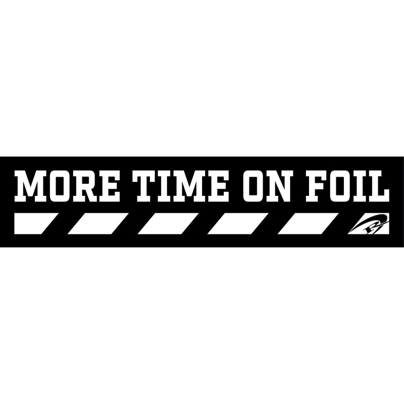 REAL More Time On Foil Bumper Sticker-Black