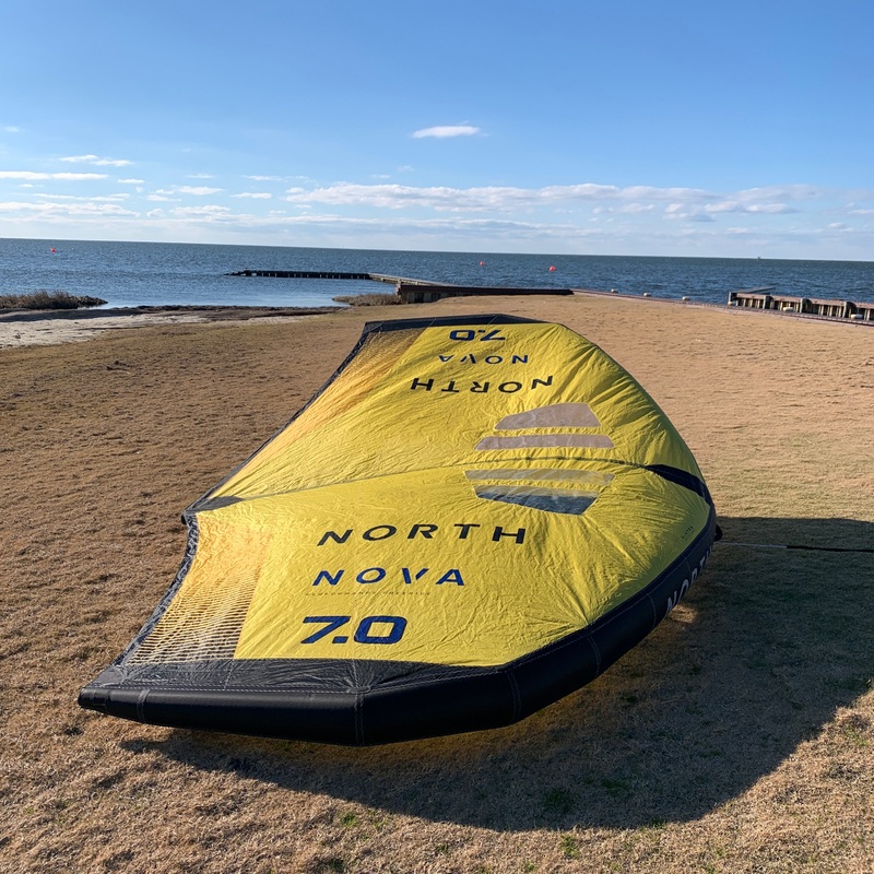 USED 2023 North Nova Light Wind Wing-Sunset Yellow-7m