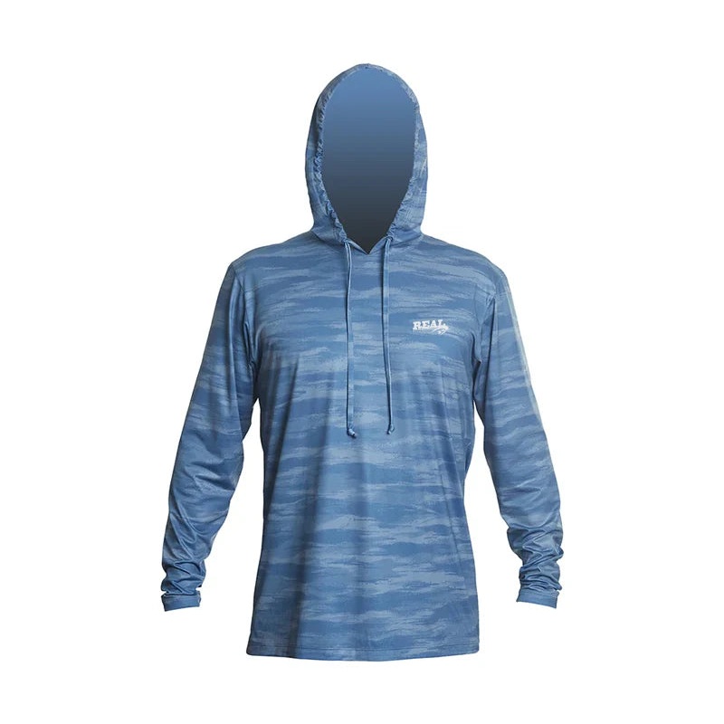Anetik Low Pro Tech Hooded Sun Shirt-Azul Camo
