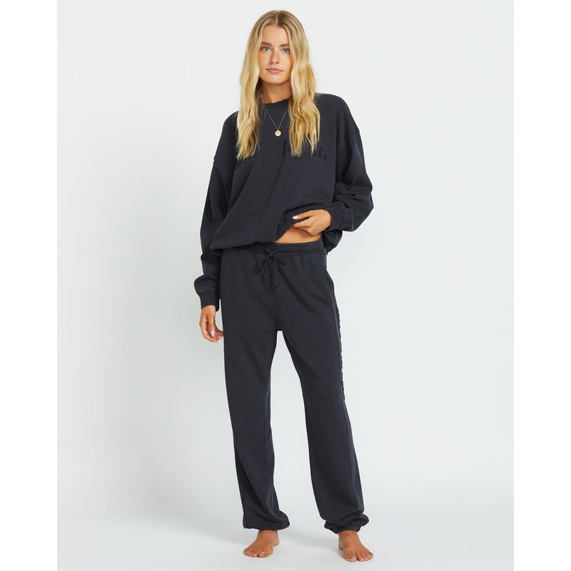 Billabong So Typical Pants-Black Pebble