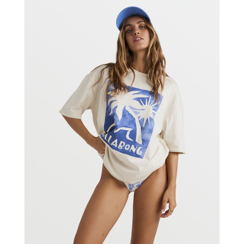 Billabong True Tides Tee-Salt Crystal