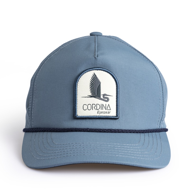 Cordina Heron Hat-Deep Blue/Deep Blue Rope