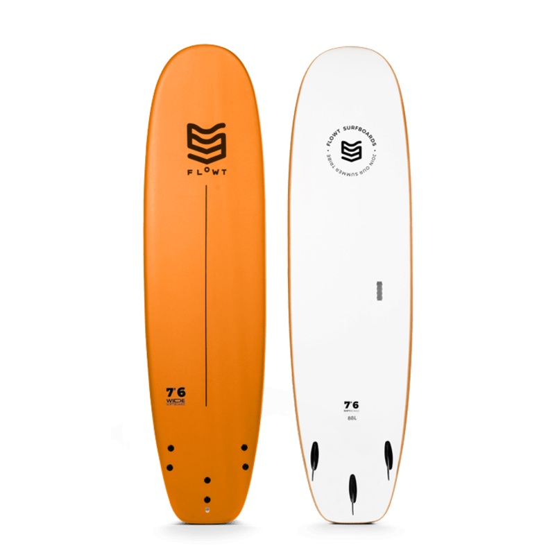 Flowt Standard Wide Soft Top 7’6″-Orange