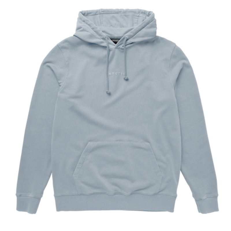 Mystic Iconic Hooded Sweatshirt-Grey Blue