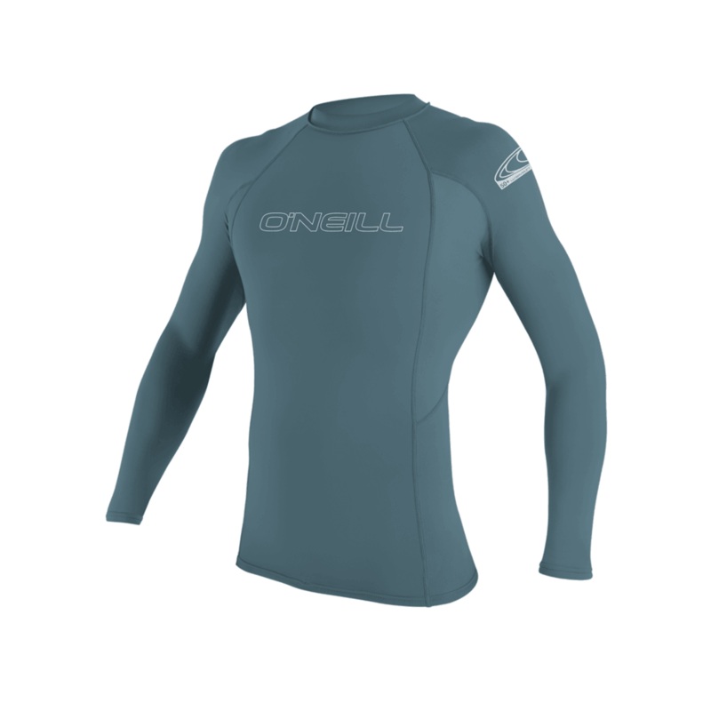 O’Neill Basic Skins 50+ L/S Rashguard-Dusty Blue