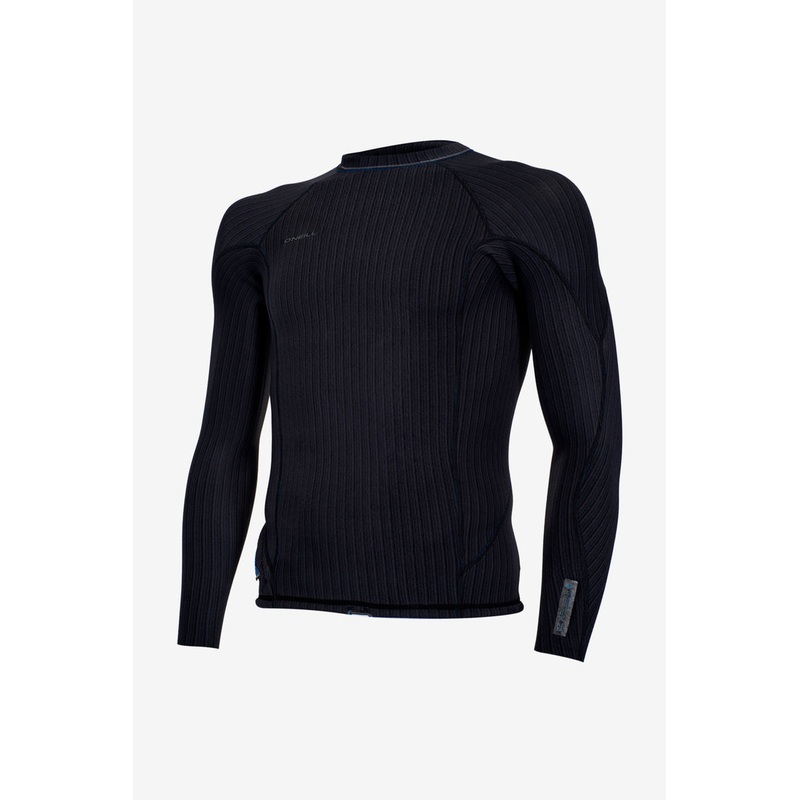 O’Neill Hyperfreak Comp-X 2mm L/S Top-Blk/Blk