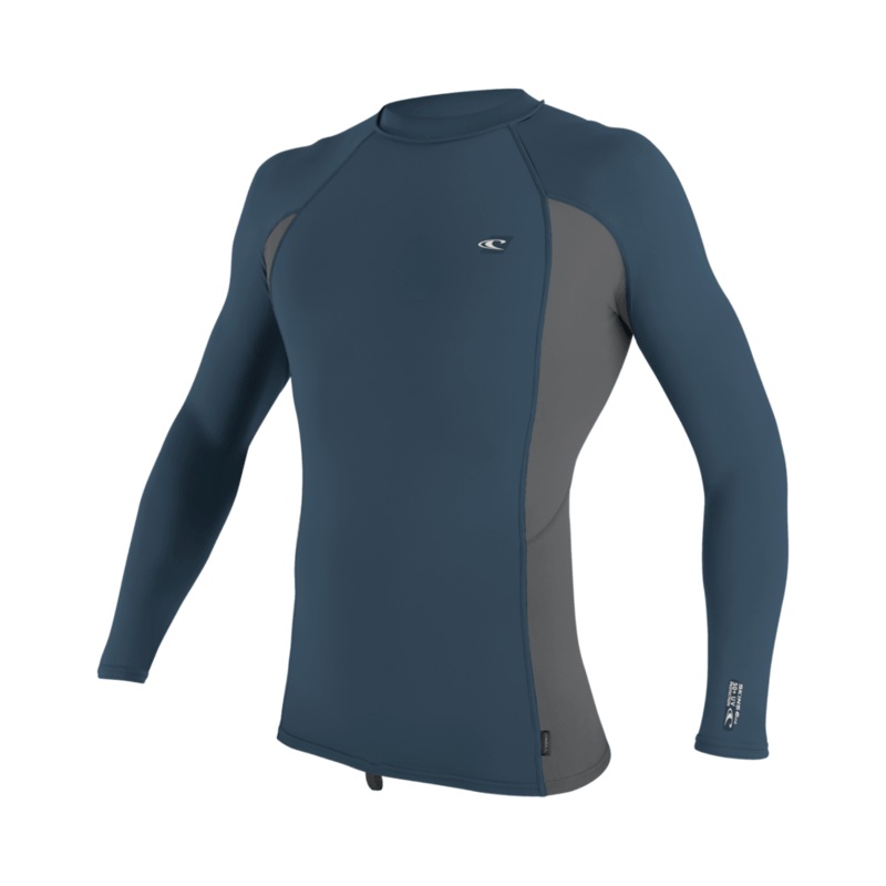 O’Neill Premium Skins L/S Rashguard-Copenblu/Smoke/Copenblu