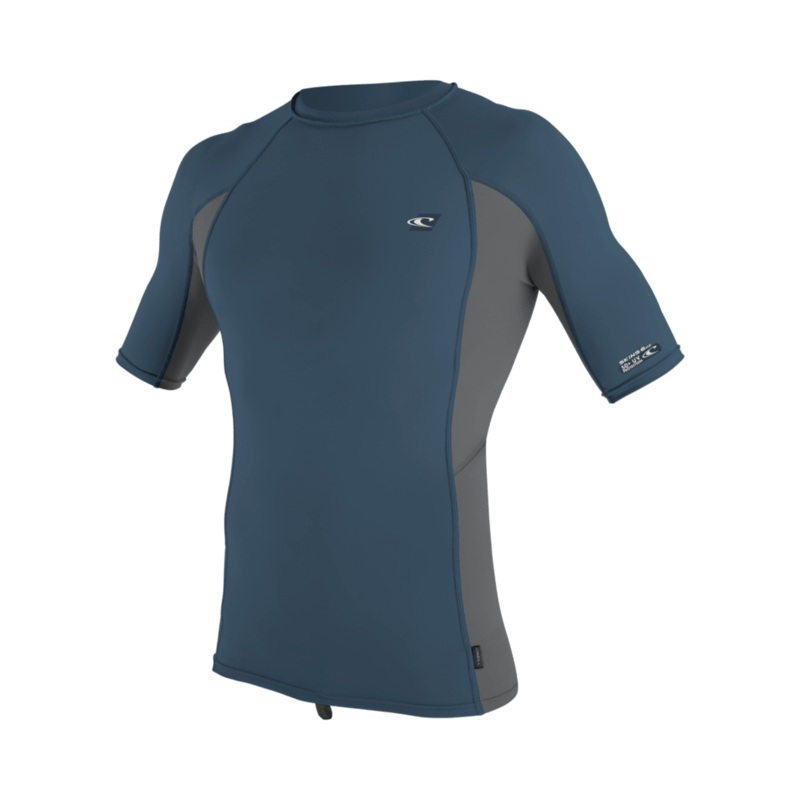 O’Neill Premium Skins S/S Rashguard-Copenblu/Smoke/Copenblu