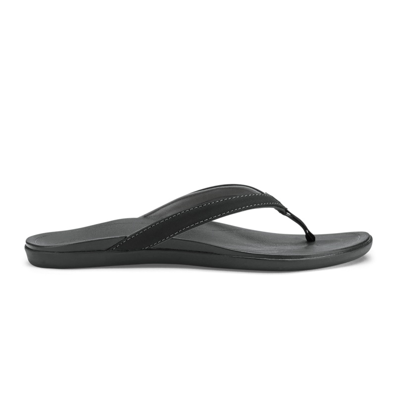 Olukai Ho’opio Sandal-Onyx/Onyx