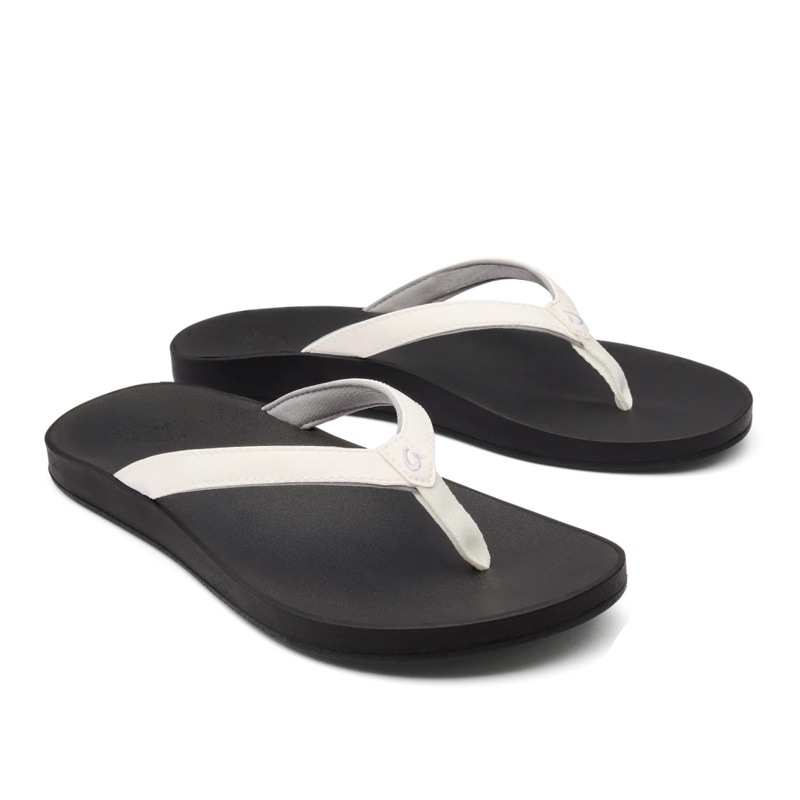 Olukai Puawe Sandal-White/Black