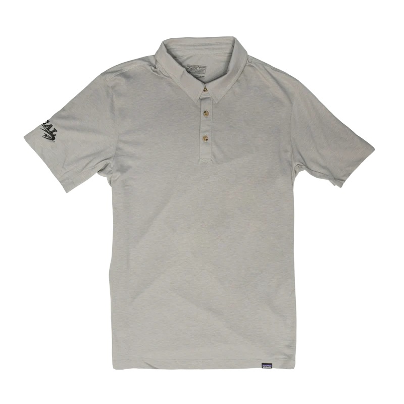Patagonia x REAL Essential Polo Shirt-Salt Grey