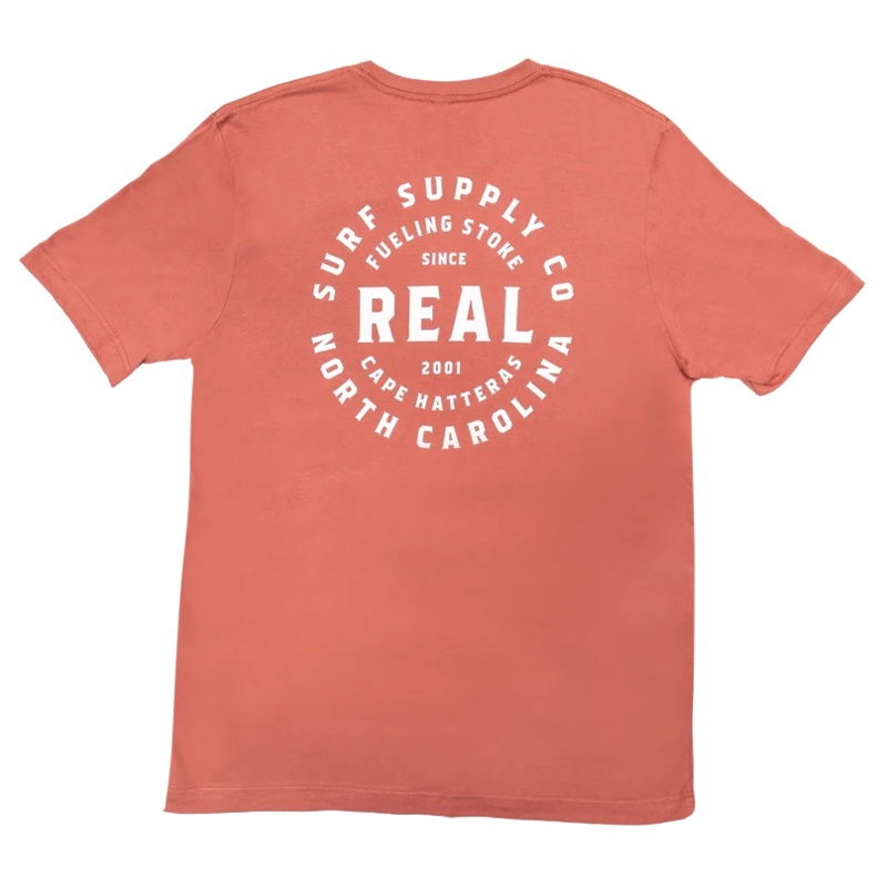REAL Fueling Stoke Tee-Clay
