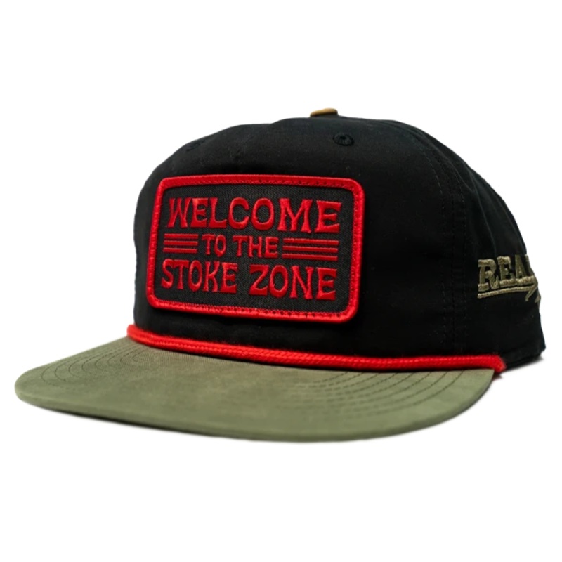 REAL Stoke Zone Hat-Black/Biscuit/Loden/Red