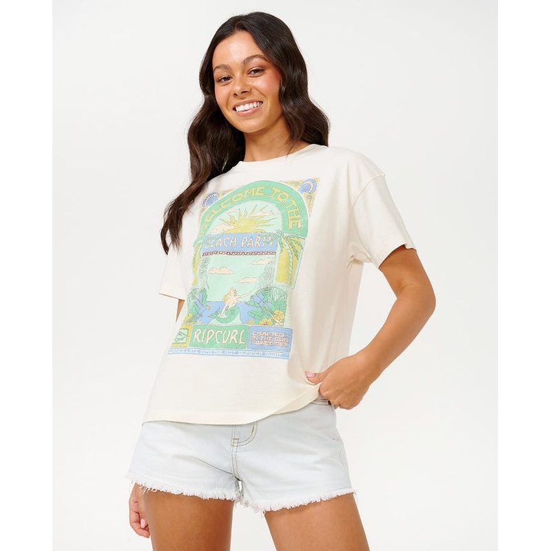 Rip Curl Tropicana Relaxed Tee-Bone