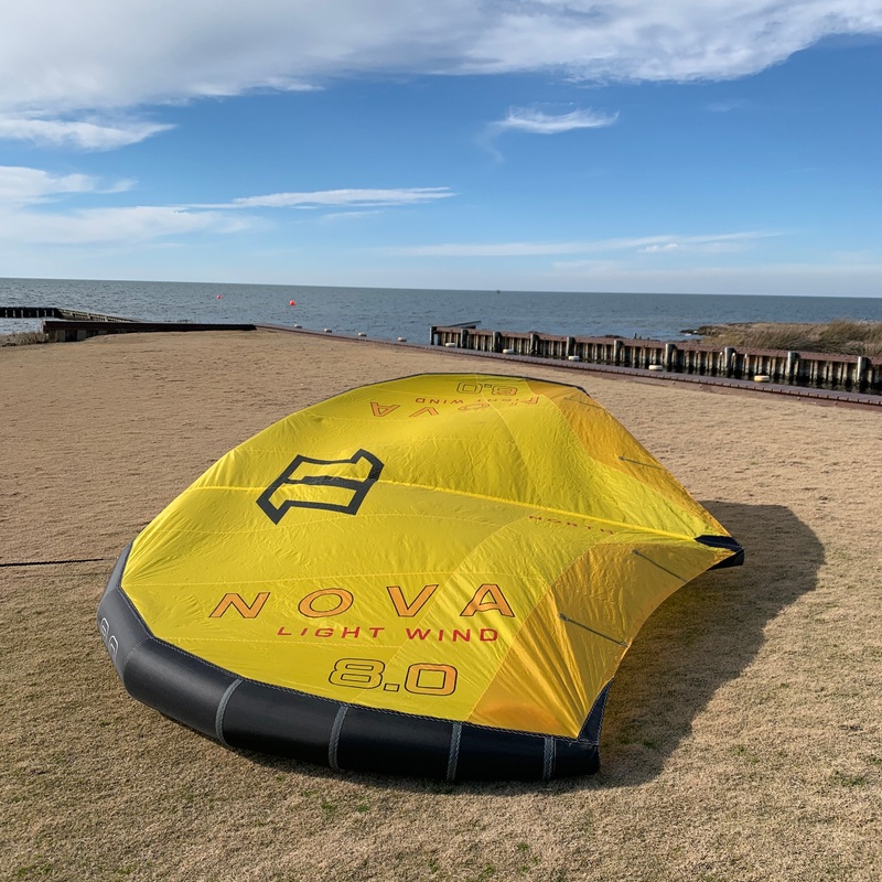 USED 2023 North Nova Light Wind Wing-Sunset Yellow-8m